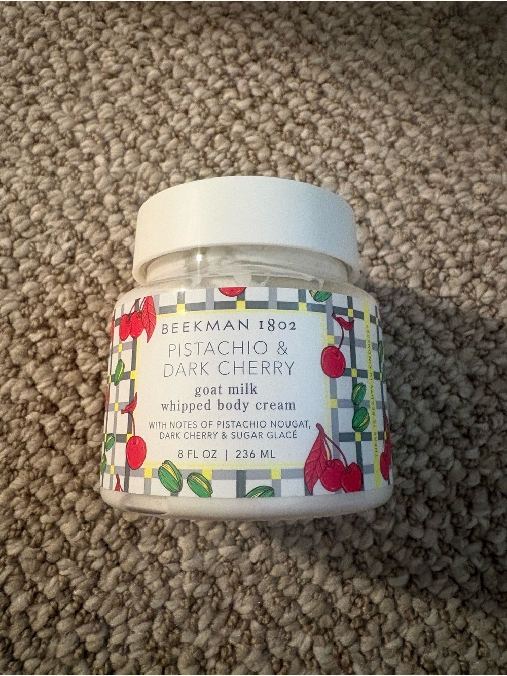 Beekman 1802 Pistachio & Dark Cherry Whipped Body Cream
